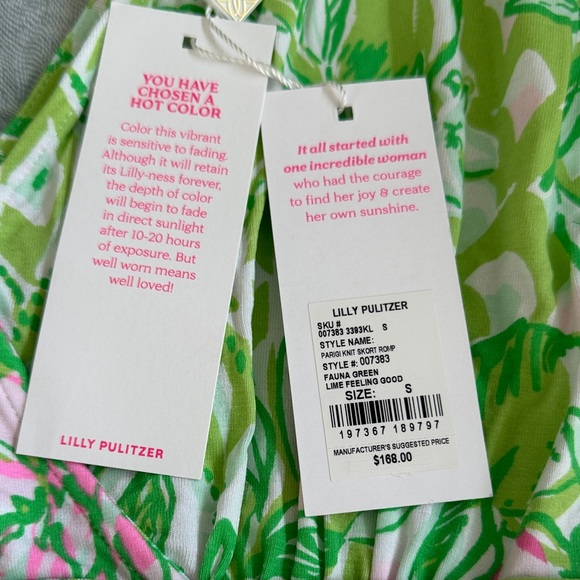 Lilly Pulitzer W’s Parigi Skort Romper - Picture 2 of 2